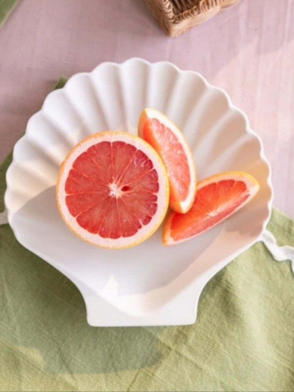 Meri Meri Bamboo Shell Plates From The 2026 Summer Jilly Box! New! 6 Plates!